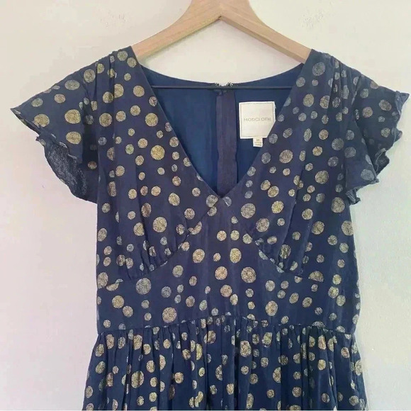 ModCloth Retro Polka Dot Midi Dress Medium - Picture 5 of 5